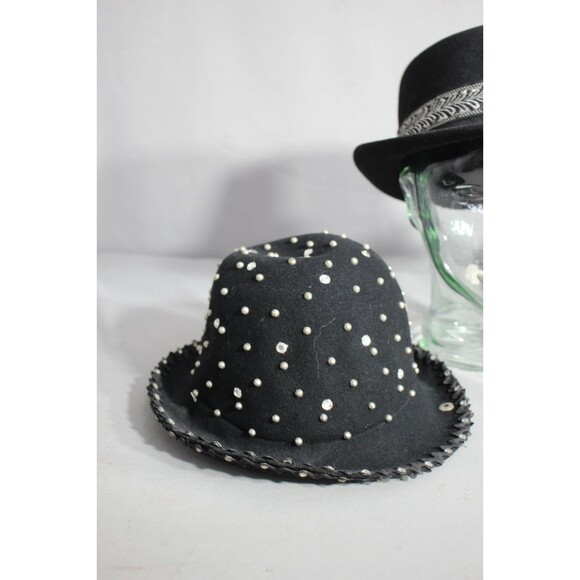 Lot of 4 Fun Fedoras Diverse Collection Of Vintage And Modern Hats - Picture 11 of 15